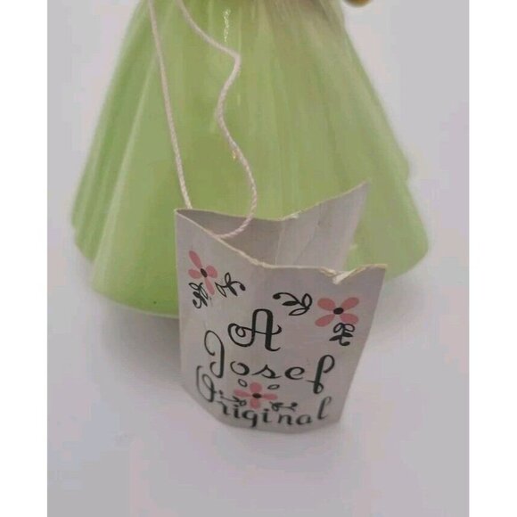 Josef Originals 7 Years Birthday Girl Angel Doll Green Dress Tag And Stickers - Picture 14 of 16
